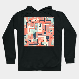 Fascinating Human Mind - Abstract Mindset Seamless Pattern Hoodie